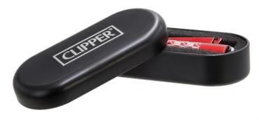 Clipper Feuerzeuge groß 12er Display METALL BRITISH